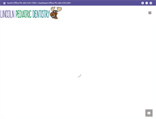 Tablet Screenshot of lincolnpediatricdentistry.com